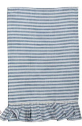 Striped Ruffle Tea Towel