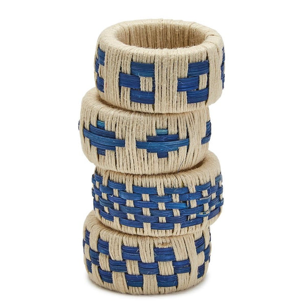 Woven Boho Napkin Rings (Set of 4)
