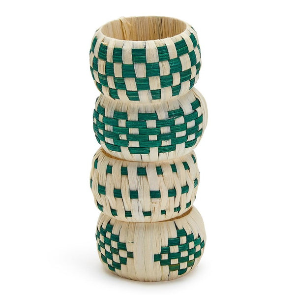 Woven Boho Napkin Rings (Set of 4)