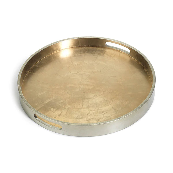 Round Antique Serving Tray